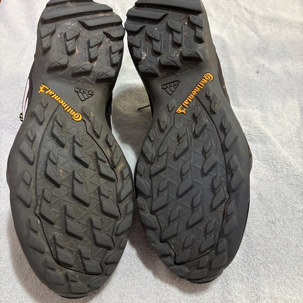 adidas outdoor Men's Terrex AX3 Hiking Boot, Black/White/Acid Yellow Size 7 - Picture 7 of 7